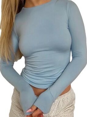Shop Amare Blue Long Sleeve
